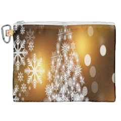 Christmas-tree-a 001 Canvas Cosmetic Bag (XXL)