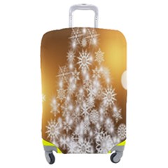 Christmas-tree-a 001 Luggage Cover (Medium)