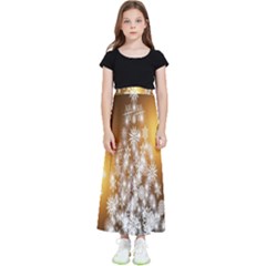 Christmas-tree-a 001 Kids  Flared Maxi Skirt by nate14shop