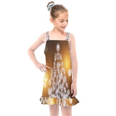 Christmas-tree-a 001 Kids  Overall Dress