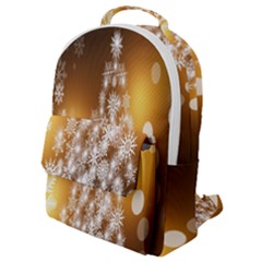 Christmas-tree-a 001 Flap Pocket Backpack (Small)