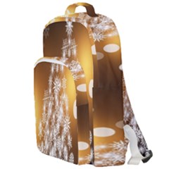 Christmas-tree-a 001 Double Compartment Backpack