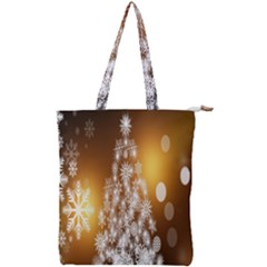 Christmas-tree-a 001 Double Zip Up Tote Bag
