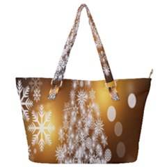 Christmas-tree-a 001 Full Print Shoulder Bag