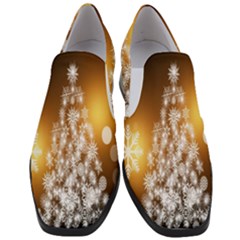Christmas-tree-a 001 Women Slip On Heel Loafers