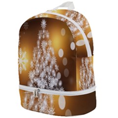 Christmas-tree-a 001 Zip Bottom Backpack