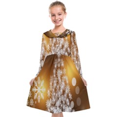 Christmas-tree-a 001 Kids  Midi Sailor Dress