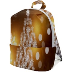 Christmas-tree-a 001 Zip Up Backpack
