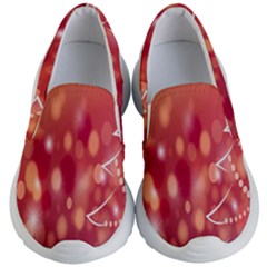 Christmas-tree-a 002 Kids Lightweight Slip Ons by nate14shop