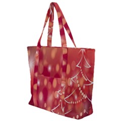 Christmas-tree-a 002 Zip Up Canvas Bag by nate14shop