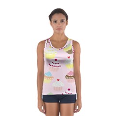 Cupcakes Sport Tank Top  by nate14shop