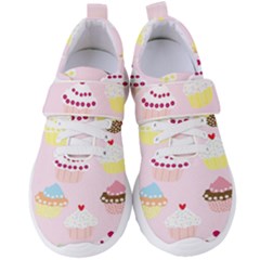 Cupcakes Women s Velcro Strap Shoes by nate14shop