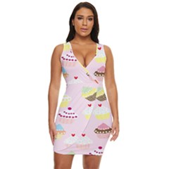 Cupcakes Draped Bodycon Dress by nate14shop