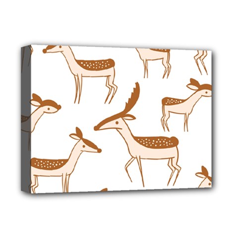 Deer Deluxe Canvas 16  X 12  (stretched)  by nate14shop