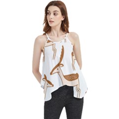 Deer Flowy Camisole Tank Top