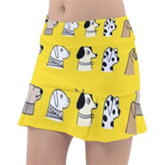 Dogs Classic Tennis Skirt