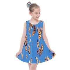 Eastern Monarch Butterfly Kids  Summer Dress by nate14shop