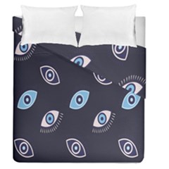 Eyes Duvet Cover Double Side (queen Size) by nate14shop