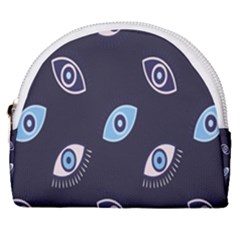 Eyes Horseshoe Style Canvas Pouch