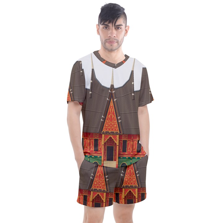 Gadang-minangkabau-people Men s Mesh Tee and Shorts Set