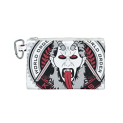 Krampus Canvas Cosmetic Bag (small) by Jancukart