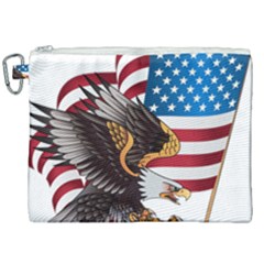 American-eagle- Clip-art Canvas Cosmetic Bag (xxl) by Jancukart