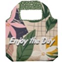 floral plants Foldable Grocery Recycle Bag View1