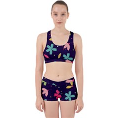 Colorful Floral Work It Out Gym Set