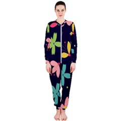 Colorful Floral Onepiece Jumpsuit (ladies) by hanggaravicky2