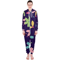 Colorful Floral Hooded Jumpsuit (ladies) by hanggaravicky2