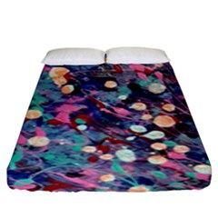Splodge Fitted Sheet (king Size) by Hayleyboop