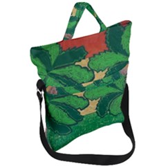 Palmtrees At Sunset  Fold Over Handle Tote Bag by Hayleyboop