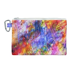 Abstract Colorful Artwork Art Canvas Cosmetic Bag (large)