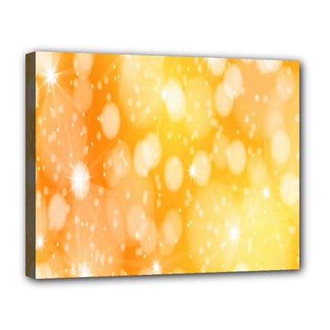 Abstract Sparkling Christmas Day Canvas 14  X 11  (stretched) by artworkshop