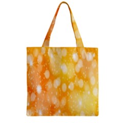 Abstract Sparkling Christmas Day Zipper Grocery Tote Bag by artworkshop