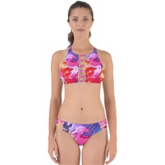 Colorful Painting Perfectly Cut Out Bikini Set by artworkshop