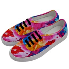 Colorful Painting Men s Classic Low Top Sneakers