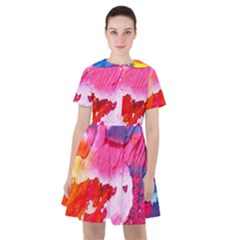 Colorful Painting Sailor Dress