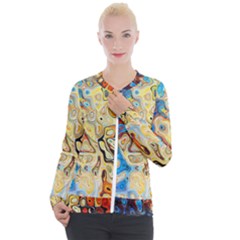 Colorful Structure Casual Zip Up Jacket by artworkshop