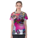 Decorative Elephant Women s Sport Mesh Tee View1