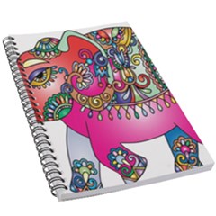 Decorative Elephant 5 5  X 8 5  Notebook by artworkshop