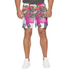 Decorative Elephant Men s Runner Shorts by artworkshop