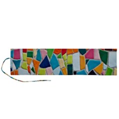 Mosaic Tiles Roll Up Canvas Pencil Holder (L)