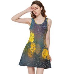 Raindrops Water Inside Out Racerback Dress