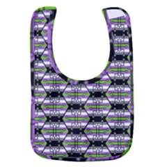 Hackers Town Void Mantis Hexagon Agender Nine 9 Stripe Pride Flag Baby Bib