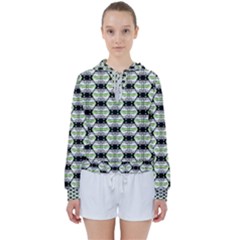 Hackers Town Void Mantis Hexagon Agender Pride Flag Women s Tie Up Sweat by WetdryvacsLair