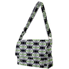 Hackers Town Void Mantis Hexagon Agender Pride Flag Full Print Messenger Bag (s) by WetdryvacsLair