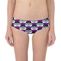 Hackers Town Void Mantis Hexagon Asexual Ace Pride Flag Classic Bikini Bottoms