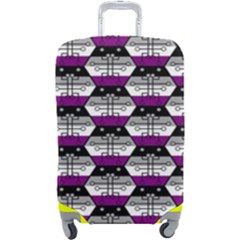 Hackers Town Void Mantis Hexagon Asexual Ace Pride Flag Luggage Cover (large) by WetdryvacsLair