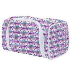 Hackers Town Void Mantis Hexagon Bigender Pride Flag Toiletries Pouch